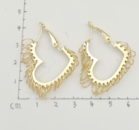 Earring  Silver Plated and Gold Plated 14k.