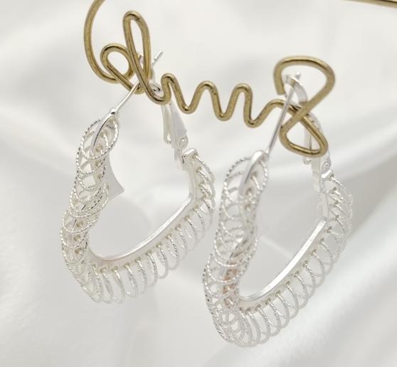 Earring  Silver Plated and Gold Plated 14k.