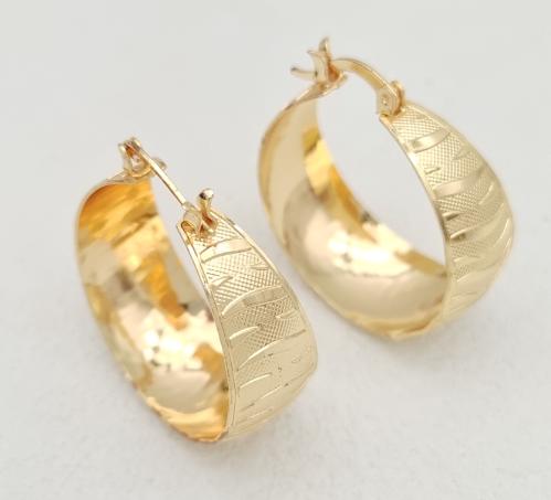 Earring  Gold Plated 14k.