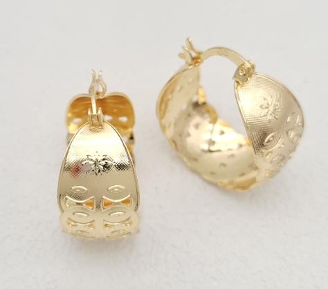 Earring  Gold Plated 14k.