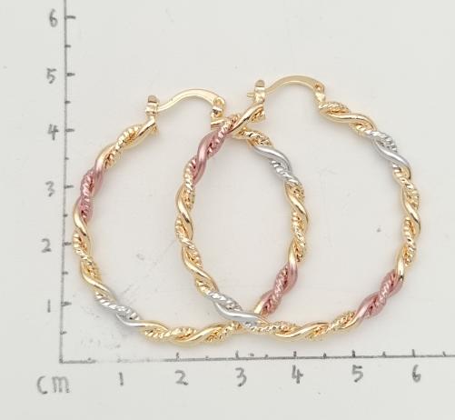 Earring  Gold Plated 18k.