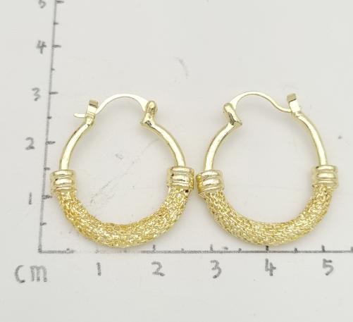 Earring  Silver Plated and Gold Plated 14k.