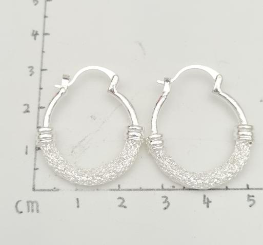 Earring  Silver Plated and Gold Plated 14k.