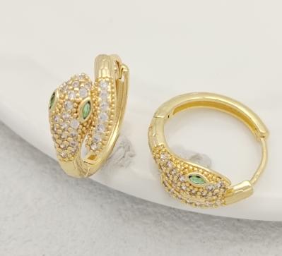 Earring  Gold Plated 18k.