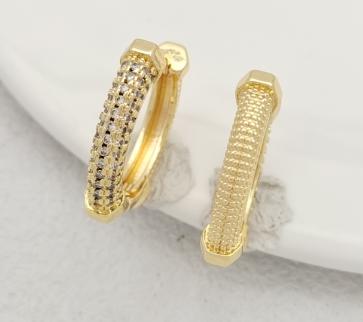 Earring  Gold Plated 18k.