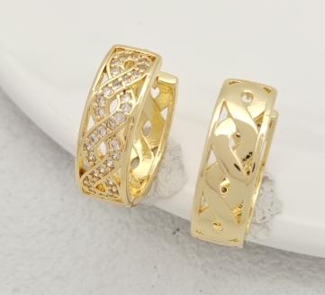 Earring  Gold Plated 18k.