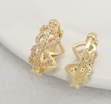 Earring  Gold Plated 18k.