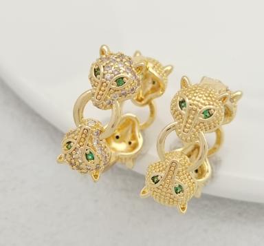 Earring  Gold Plated 18k.