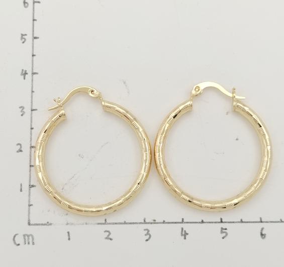 Earring  Gold Plated 14k. 3N 30#