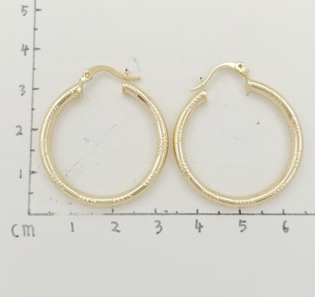 Earring  Gold Plated 14k. 3N 30#