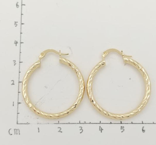 Earring  Gold Plated 14k. 3N 30#