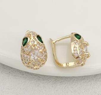 Earring  Gold Plated 18k.