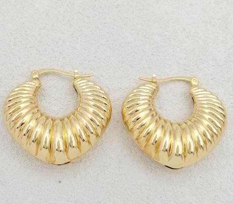 Earring  Gold Plated 18k.