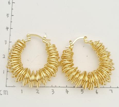 Earring  Gold Plated 18k.