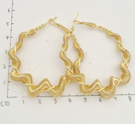 Earring  Gold Plated 18k.