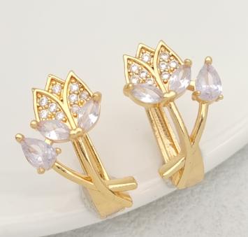 Earring  Gold Plated 18k.