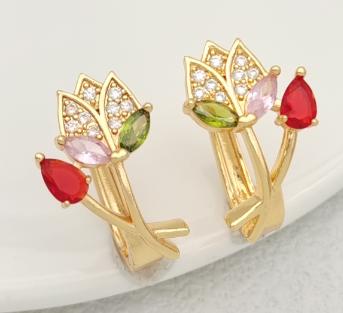 Earring  Gold Plated 18k.