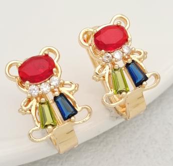 Earring  Gold Plated 18k.