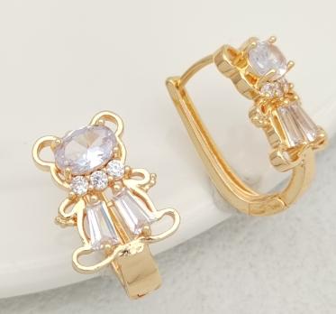 Earring  Gold Plated 18k.