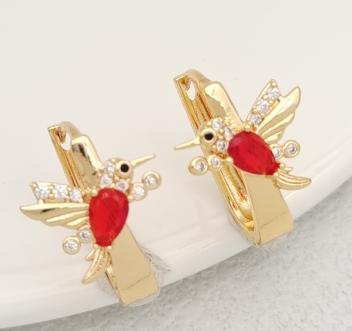 Earring  Gold Plated 18k.