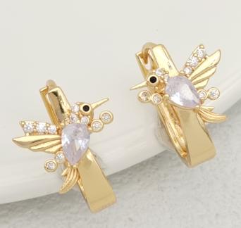 Earring  Gold Plated 18k.