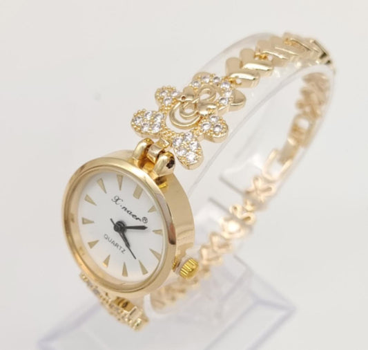 Quartz watch gold