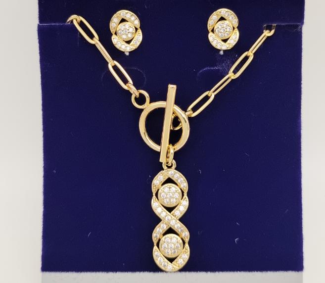 Set  Gold Plated 14k