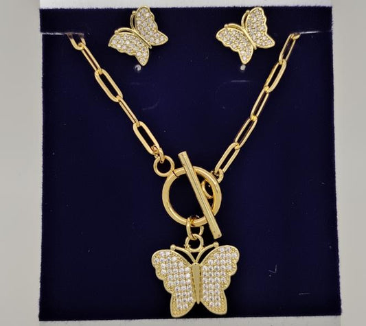 Set  Gold Plated 14k