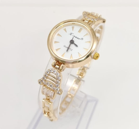 Quartz watch gold