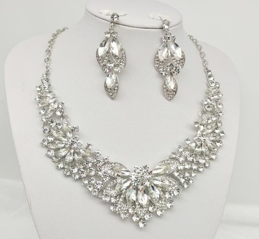 Set Alloy zircon Silver plate