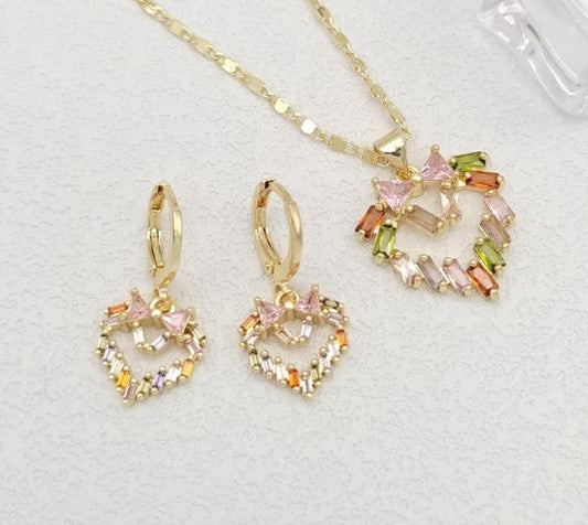 Set Copper zircon