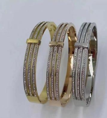 Bracelet Stainless steel .Gold Plated 18k .