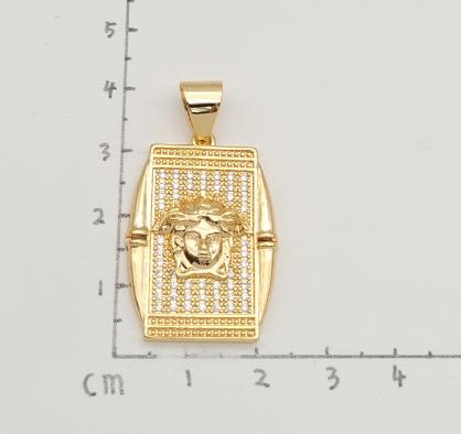 Colgante Gold Plated 18k. with zircon