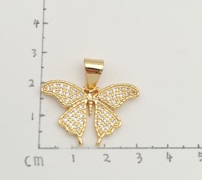 Colgante Gold Plated 18k. with zircon