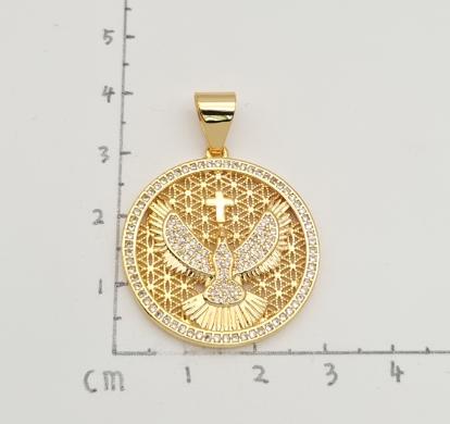 Colgante Gold Plated 18k. with zircon