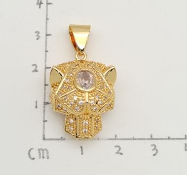 Colgante Gold Plated 18k. with zircon