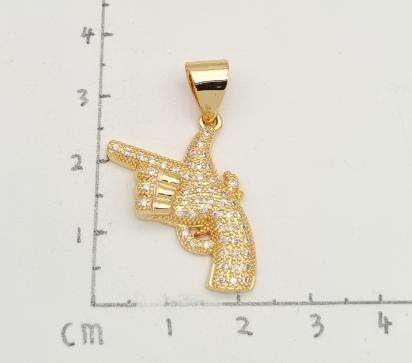 Colgante Gold Plated 18k. with zircon