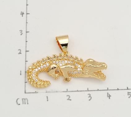 Colgante Gold Plated 18k. with zircon