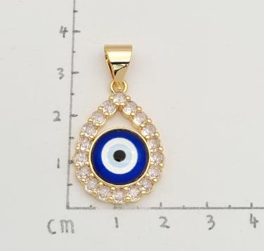 Colgante Gold Plated 18k. with zircon