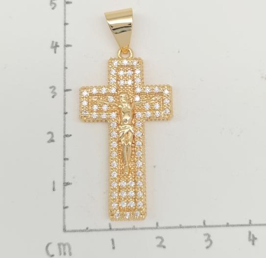 Colgante Gold Plated 18k. with zircon