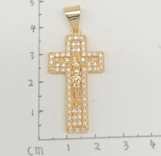 Colgante Gold Plated 18k. with zircon