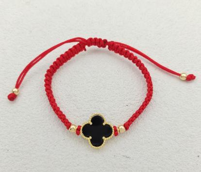 Bracelet Clover. Cooper Gold Plated 14 k