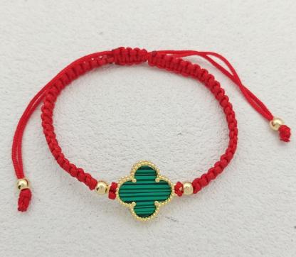 Bracelet Clover. Cooper Gold Plated 14 k