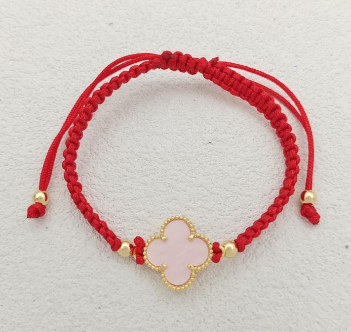 Bracelet Clover. Cooper Gold Plated 14 k