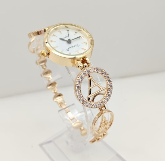 Quartz watch gold