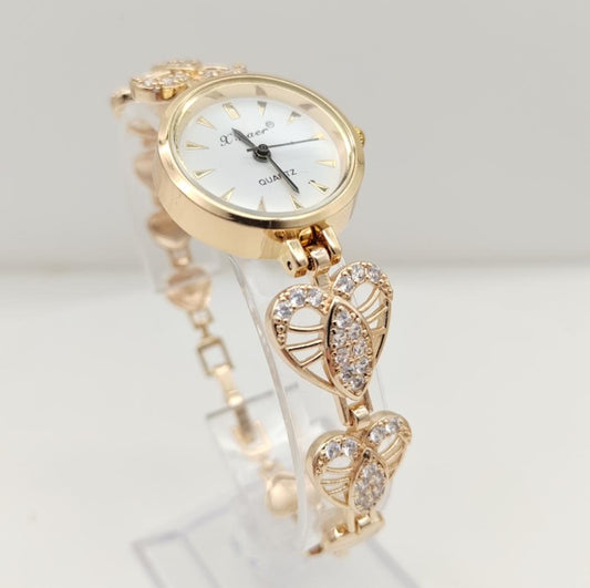 Quartz watch gold