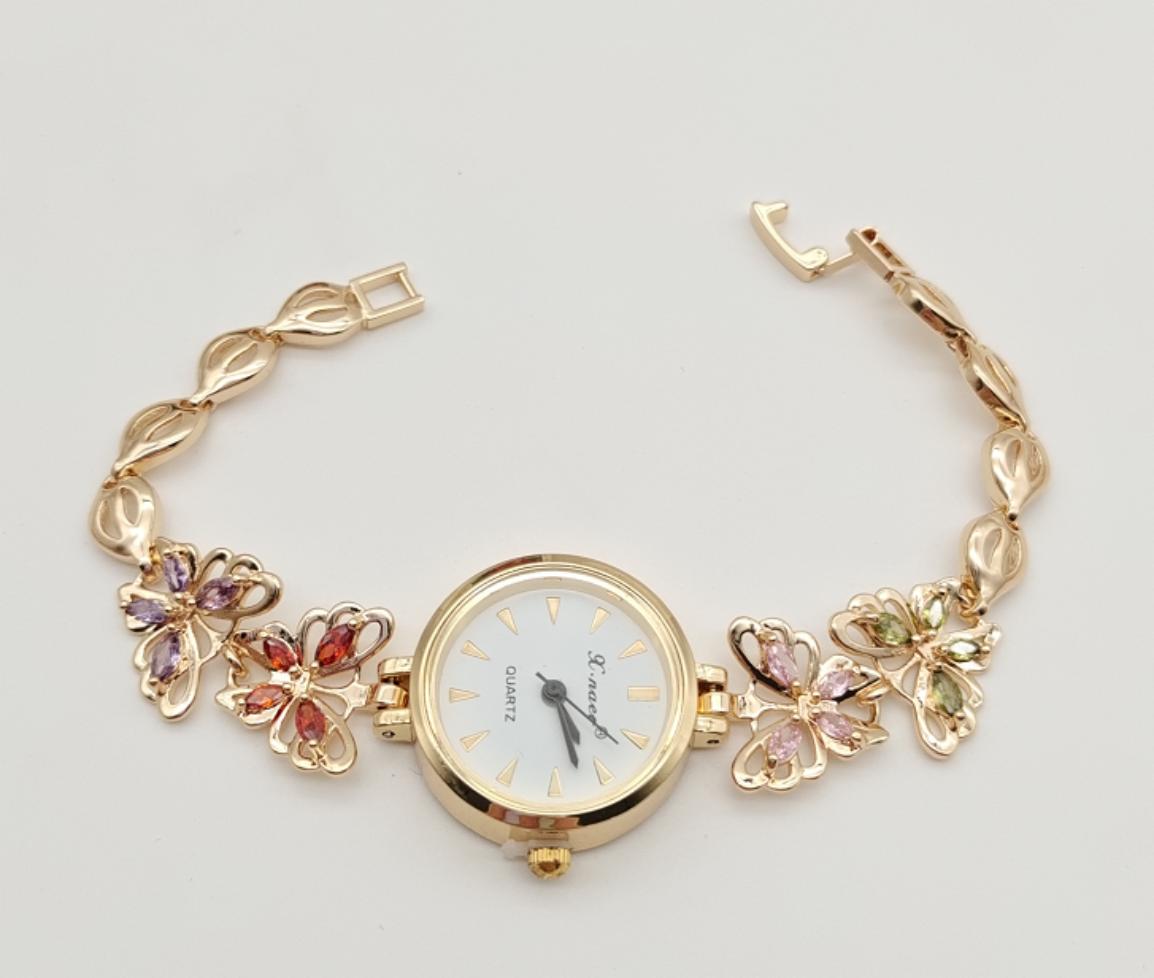 Quartz watch gold