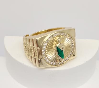 Ring.  Gold Plated 18K ZIRCON