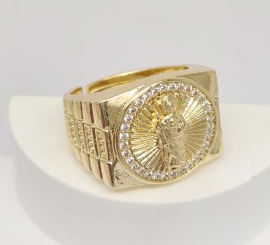 Ring.  Gold Plated 18K ZIRCON