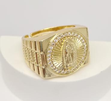 Ring.  Gold Plated 18K ZIRCON